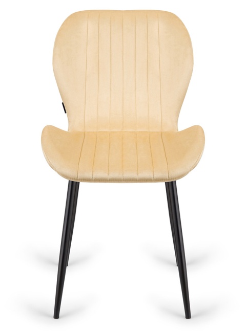 Krzesło tapicerowane MONTI VELVET BEIGE OUTLET
