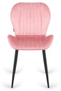 Krzesło tapicerowane MONTI VELVET PINK OUTLET