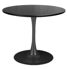 Stół okrągły VICTORY BLACK 70 cm SMOKE SLIM II GATUNEK