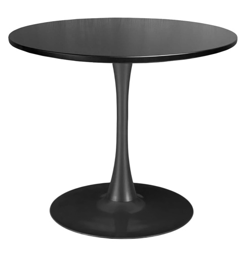 Stół okrągły VICTORY BLACK 70 cm SMOKE SLIM II GATUNEK