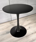 Stół okrągły VICTORY BLACK 70 cm SMOKE SLIM II GATUNEK