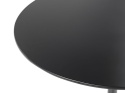 Stół okrągły VICTORY BLACK 70 cm SMOKE SLIM II GATUNEK