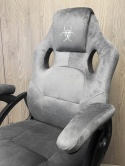 Fotel obrotowy do biurka CARRERA M ALCANTARA GREY NEW
