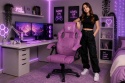 Fotel obrotowy do biurka CARRERA M ALCANTARA PURPLE