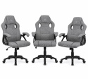 Fotel obrotowy do biurka CARRERA M STONE FABRIC