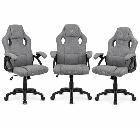 Fotel obrotowy do biurka CARRERA M STONE FABRIC