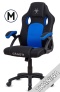 Fotel obrotowy do biurka CARRERA M BLUE FABRIC II GATUNEK