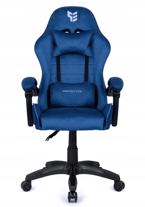 Fotel obrotowy gamingowy ENZO XL BLUE ALCANTARA II GATUNEK