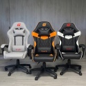 Fotel obrotowy gamingowy EVO PU ORANGE XL