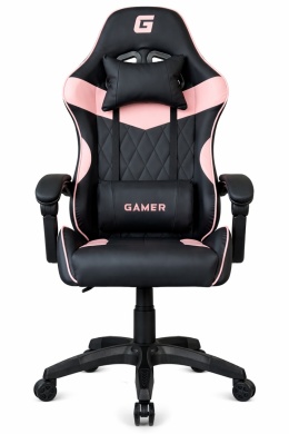 Fotel obrotowy gamingowy EVO PU PINK XL OUTLET