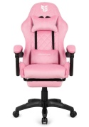 Fotel obrotowy gamingowy XL POKER PRO PINK SWEET ALCANTARA II GATUNEK
