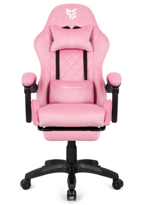 Fotel obrotowy gamingowy XL POKER PRO PINK SWEET ALCANTARA II GATUNEK