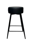Krzesło barowe ASTI AVA BLACK PU hoker BAR