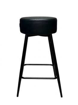 Krzesło barowe ASTI AVA BLACK PU hoker BAR