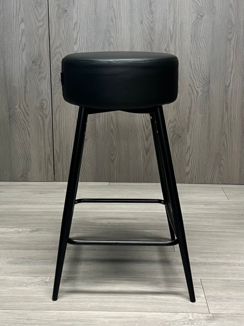 Krzesło barowe ASTI AVA BLACK PU hoker BAR