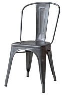Krzesło metalowe loft CORSICA GRAPHITE TOLIX OUTLET