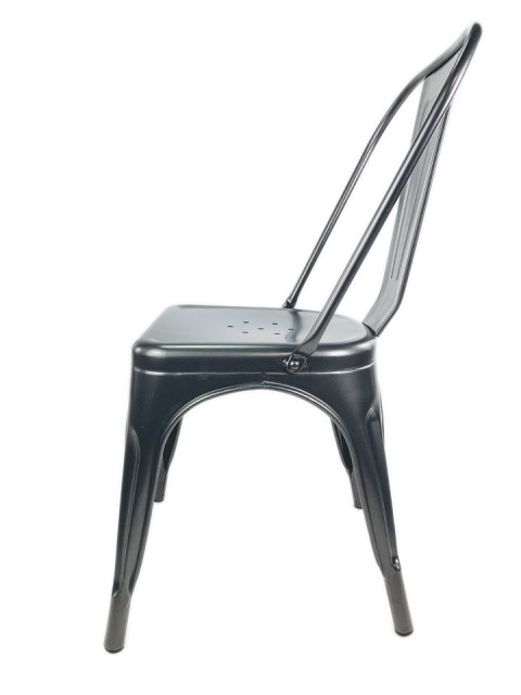 Krzesło metalowe loft CORSICA GRAPHITE TOLIX OUTLET