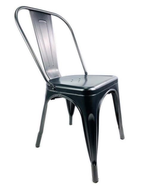 Krzesło metalowe loft CORSICA GRAPHITE TOLIX OUTLET