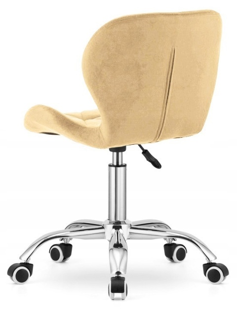 Krzesło obrotowe VASTO OFFICE VELVET BEIGE II GATUNEK