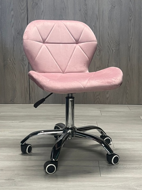 Krzesło obrotowe VASTO OFFICE VELVET PINK