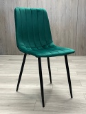 Krzesło tapicerowane AURORA VELVET GREEN