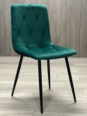 Krzesło tapicerowane BORGO VELVET GREEN SMOKE