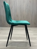 Krzesło tapicerowane BORGO VELVET GREEN SMOKE
