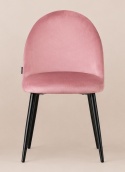 Krzesło tapicerowane GLORIA PINK VELVET