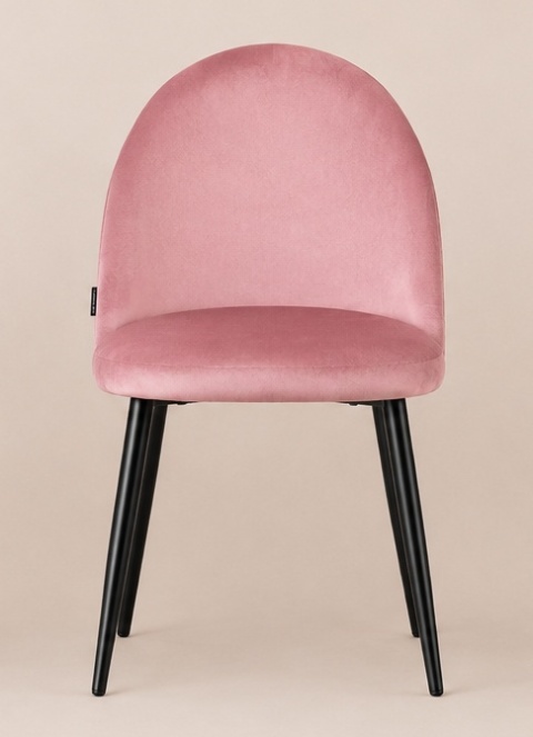 Krzesło tapicerowane GLORIA PINK VELVET