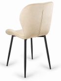Krzesło tapicerowane MONTI VELVET BEIGE