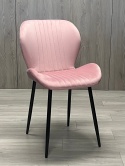 Krzesło tapicerowane MONTI VELVET PINK