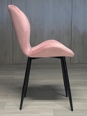 Krzesło tapicerowane MONTI VELVET PINK