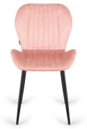Krzesło tapicerowane MONTI VELVET PINK