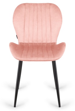 Krzesło tapicerowane MONTI VELVET PINK