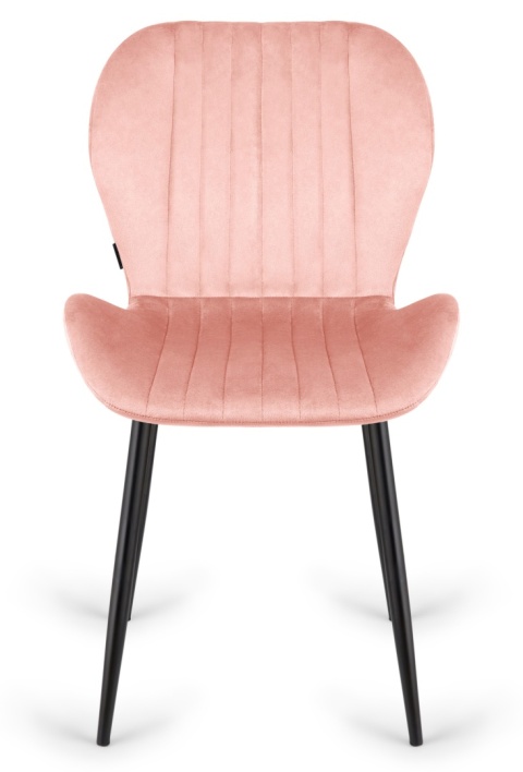 Krzesło tapicerowane MONTI VELVET PINK