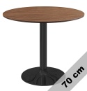 Stół okrągły VICTORY BROWN 70 cm SMOKE II GATUNEK
