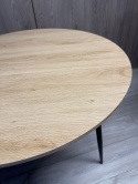 Stół okrągły VINCI LIGHT WOOD 70 cm GOLD II GATUNEK