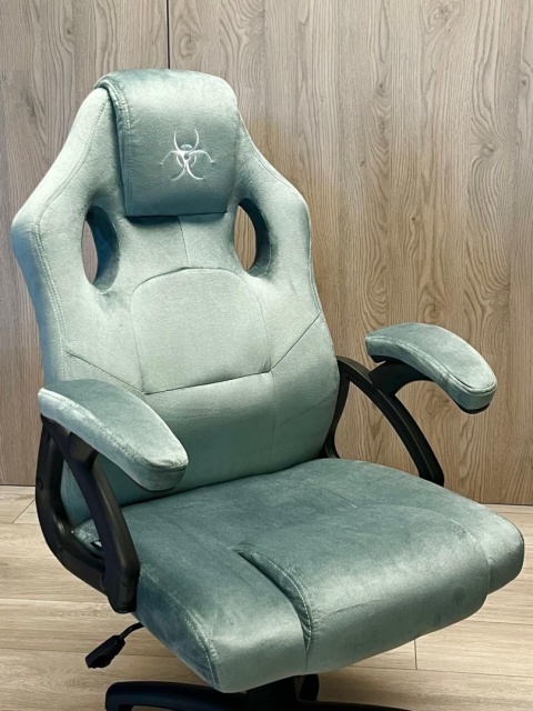 Fotel obrotowy do biurka CARRERA M ALCANTARA BLUE DUST