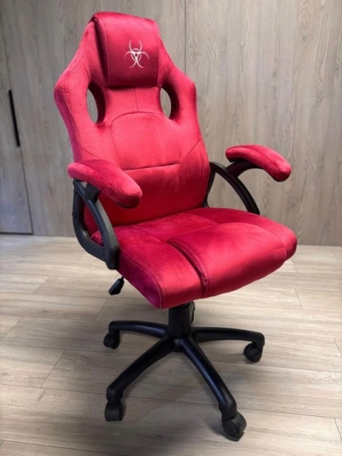 Fotel obrotowy do biurka CARRERA M ALCANTARA BURGUNDY