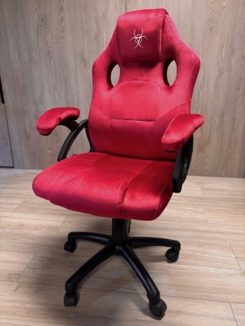 Fotel obrotowy do biurka CARRERA M ALCANTARA BURGUNDY