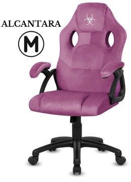 Fotel obrotowy do biurka CARRERA M ALCANTARA PURPLE II GATUNEK