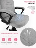 Fotel obrotowy do biurka MARIO ALCANTARA BLACK + PINK