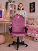 Fotel obrotowy do biurka MARIO ALCANTARA PURPLE