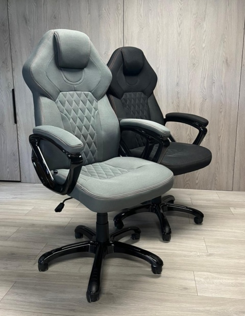 Fotel obrotowy do biurka SPIDER GREY FABRIC SPC