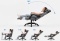 Fotel obrotowy do gabinetu WAILOR BLACK LEATHER PRO