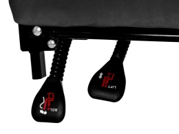 Fotel obrotowy do gabinetu WAILOR BLACK LEATHER PRO