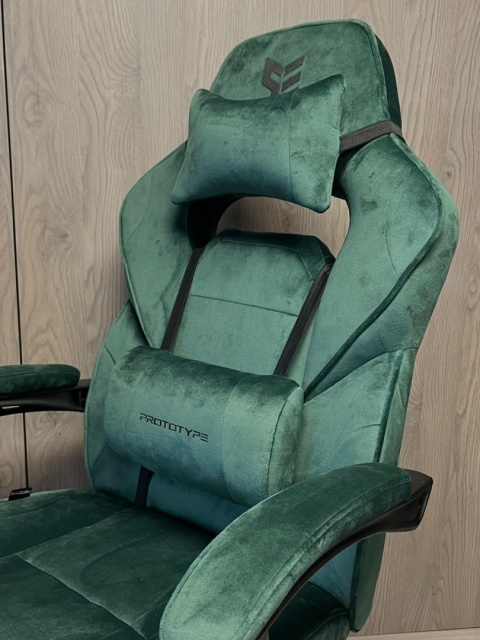 Fotel obrotowy do biurka TITAN GREEN ALCANTARA BASIC