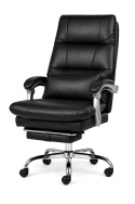 Fotel obrotowy do gabinetu WAILOR BLACK LEATHER PRO