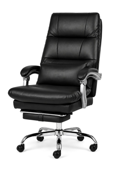 Fotel obrotowy do gabinetu WAILOR BLACK LEATHER PRO