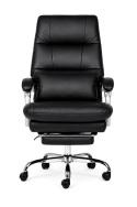Fotel obrotowy do gabinetu WAILOR BLACK LEATHER PRO
